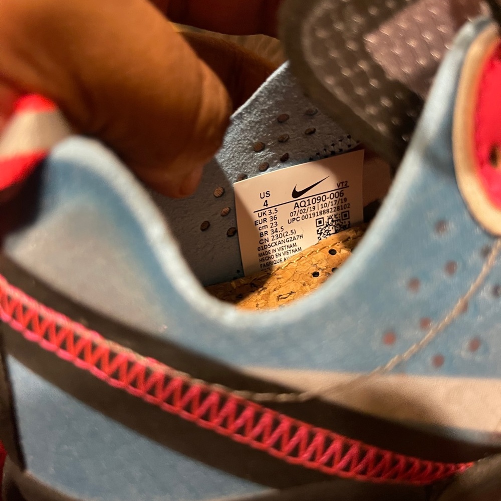 Nike React Element 87 - Blue Chill Solar Red - Picture 6 of 10